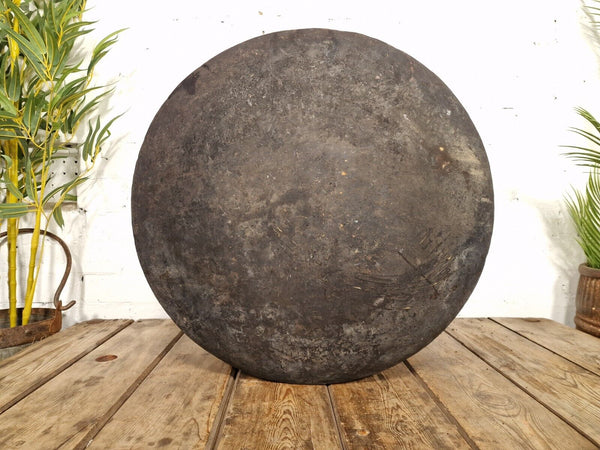 Large Antique French Hammered Copper Cooking Cauldron Gypsy Pot Garden Planter