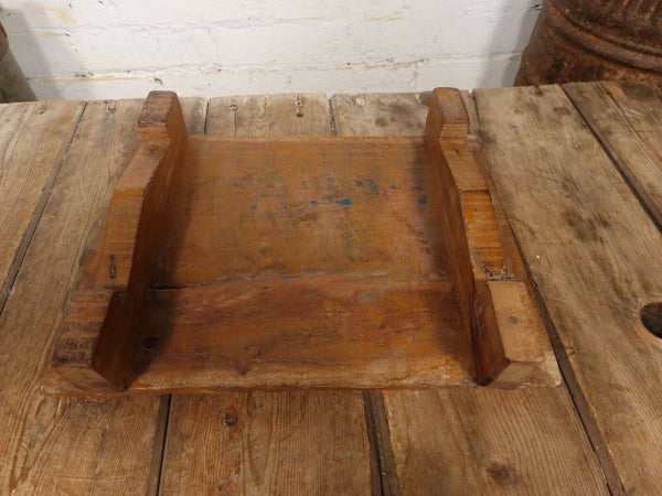 Vintage Rustic Solid Wooden Serving Platter Tray Table Stand Chopping Board