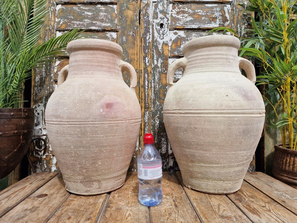 Large Rustic Mediterranean Terracotta Garden Amphora Plant Pot Urn Olive Jar