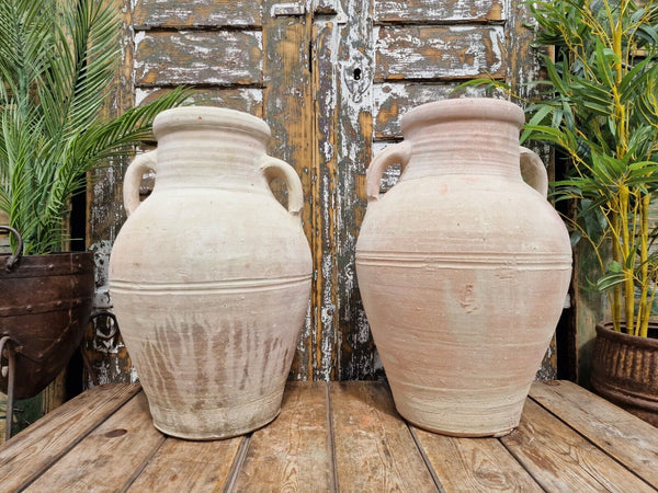 Large Rustic Mediterranean Terracotta Garden Amphora Plant Pot Urn Olive Jar