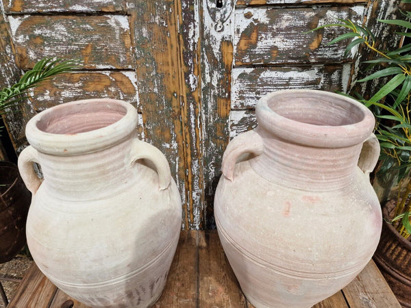 Large Rustic Mediterranean Terracotta Garden Amphora Plant Pot Urn Olive Jar