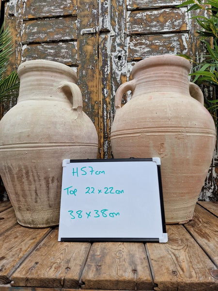 Large Rustic Mediterranean Terracotta Garden Amphora Plant Pot Urn Olive Jar