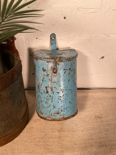 Vintage Hand Made Painted Authentic Indian Charity Donation Money Saving Box
