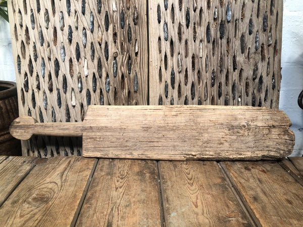 Vintage Antique Primitive Rustic Hungarian Wooden Carved Ribbed Wash Board