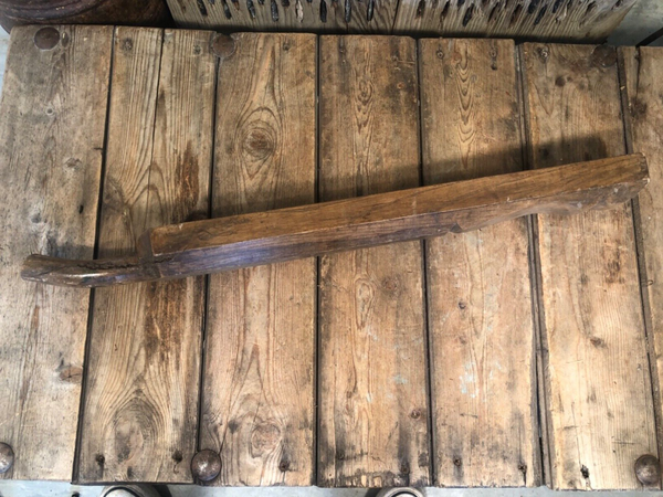 Vintage Antique Primitive Rustic Hungarian Wooden Carved Ribbed Wash Board