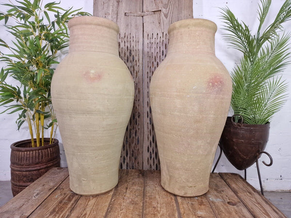 Very Large Rustic Mediterranean Terracotta Garden Plant Pot Urn Olive Jar Tree