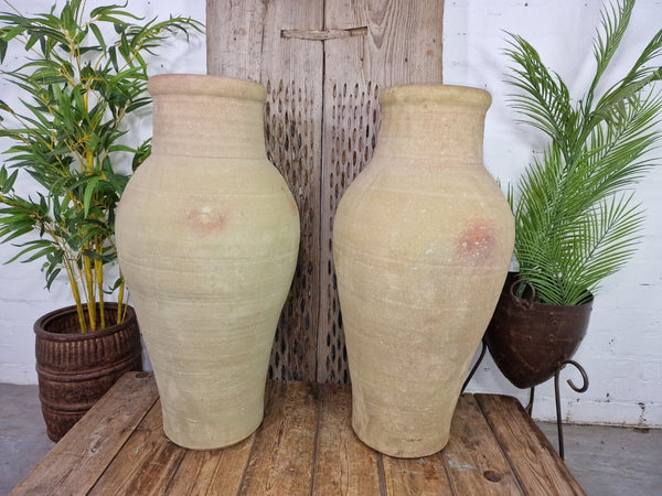 Very Large Rustic Mediterranean Terracotta Garden Plant Pot Urn Olive Jar Tree