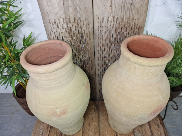 Very Large Rustic Mediterranean Terracotta Garden Plant Pot Urn Olive Jar Tree