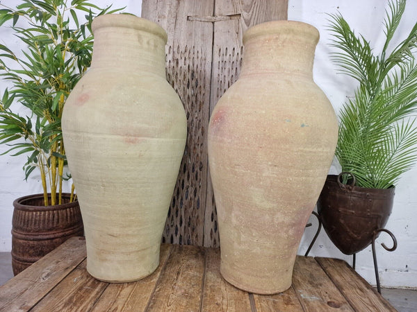 Very Large Rustic Mediterranean Terracotta Garden Plant Pot Urn Olive Jar Tree
