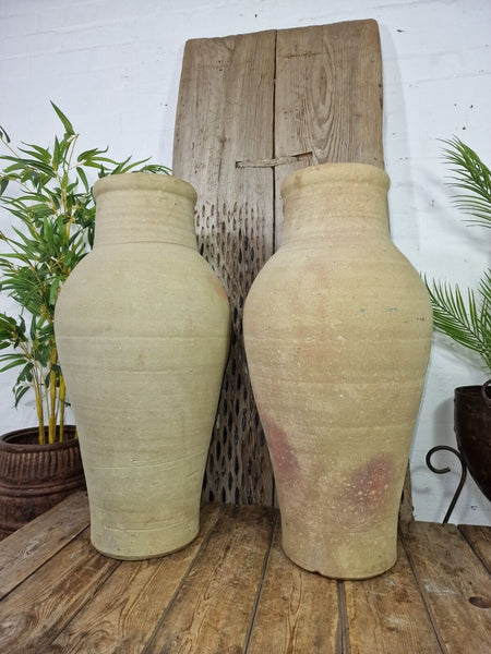 Very Large Rustic Mediterranean Terracotta Garden Plant Pot Urn Olive Jar Tree