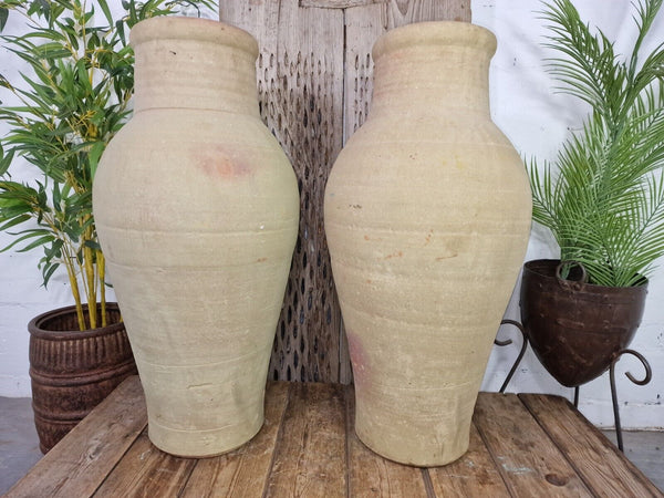 Very Large Rustic Mediterranean Terracotta Garden Plant Pot Urn Olive Jar Tree
