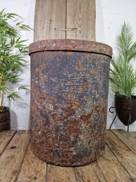Large French Heavy Duty Industrial Factory Foundry Pot Olive Tree Garden Planter