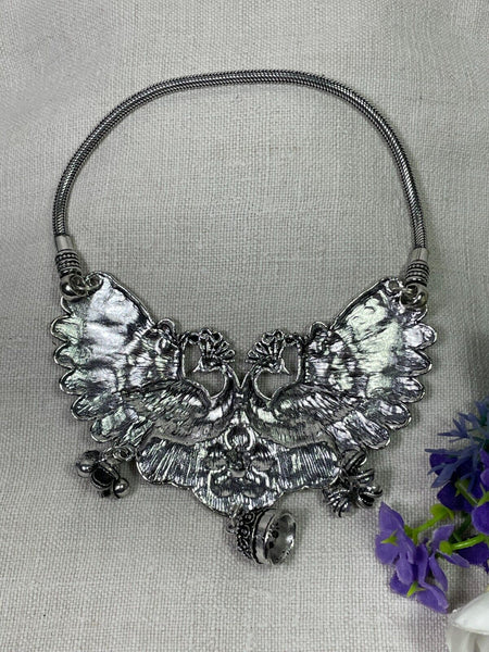 Hand Made Indian Silver Metal Wedding Wine Champagne Bottle Tag Decoration