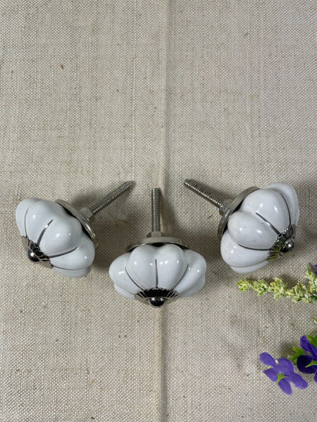 Vintage Ceramic Floral Kitchen Bathroom Bedroom Cupboard Drawer Door Knob Handle