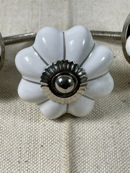 Vintage Ceramic Floral Kitchen Bathroom Bedroom Cupboard Drawer Door Knob Handle