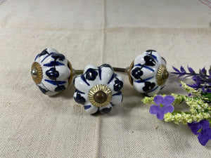 Vintage Ceramic Kitchen Bathroom Bedroom Cupboard Drawer Door Knob Handle