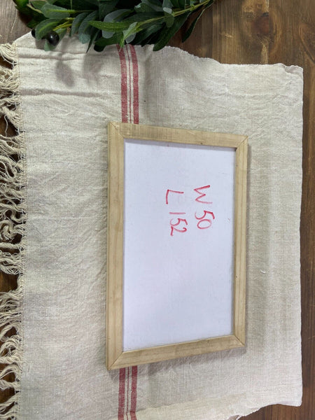 Large Vintage Antique French Hungarian Hemp Linen Table Cloth Upholstery Fabric