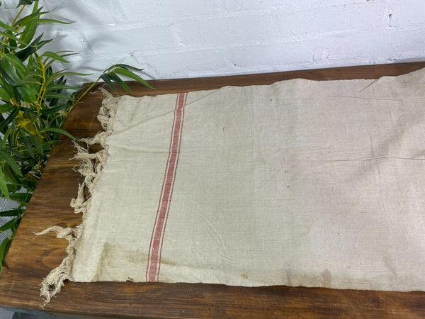 37m Roll Vintage French Hungarian Hemp Linen Table Cloth Upholstery Fabric
