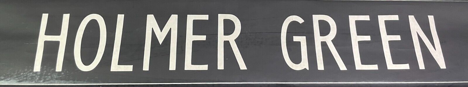 Vintage Original Buckinghamshire Bus Blind Holmer Green High Wycombe
