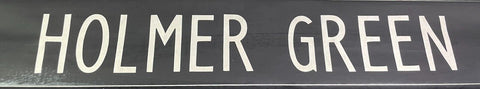 Vintage Original Buckinghamshire Bus Blind Holmer Green High Wycombe