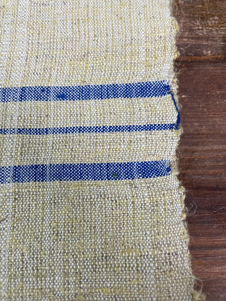 Large Vintage Antique French Hungarian Hemp Linen Table Cloth Upholstery Fabric