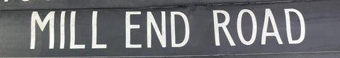 Vintage Original Buckinghamshire Bus Blind Mill End Road High Wycombe