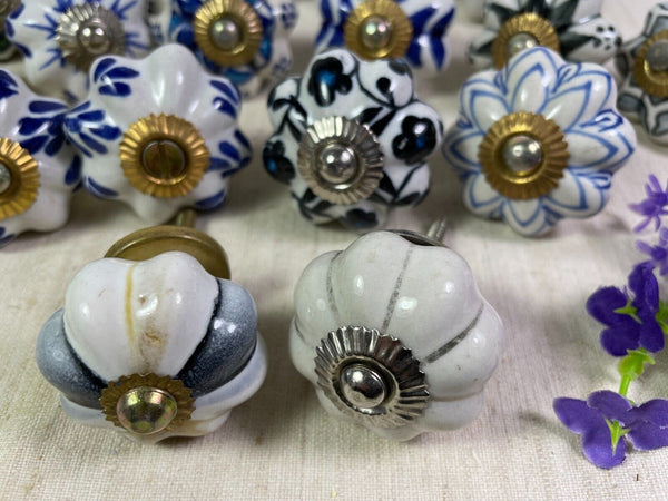 Joblot Ceramic Kitchen Bathroom Bedroom Cupboard Drawer Door Knob Handle