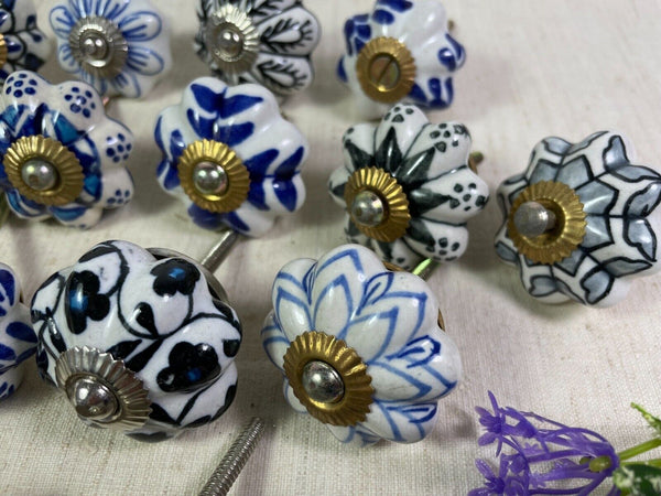 Joblot Ceramic Kitchen Bathroom Bedroom Cupboard Drawer Door Knob Handle
