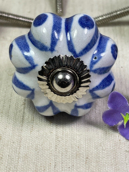 Set 4 Vintage Ceramic Kitchen Bathroom Bedroom Cupboard Drawer Door Knob Handle