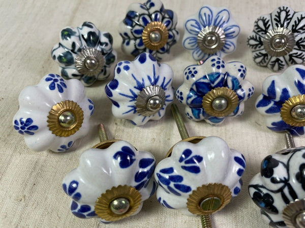 Joblot Ceramic Kitchen Bathroom Bedroom Cupboard Drawer Door Knob Handle