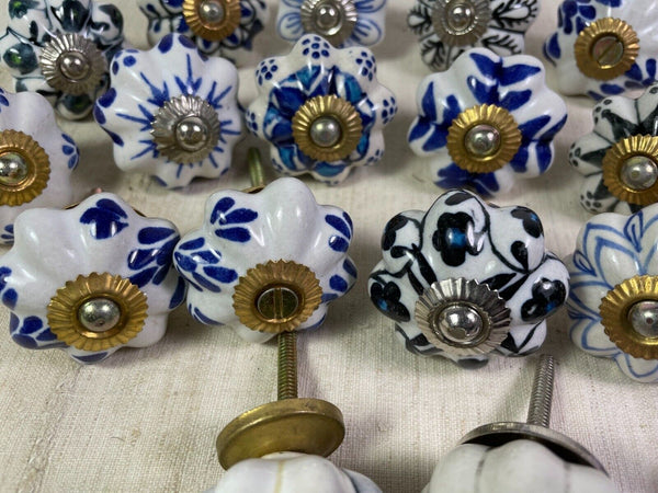 Joblot Ceramic Kitchen Bathroom Bedroom Cupboard Drawer Door Knob Handle