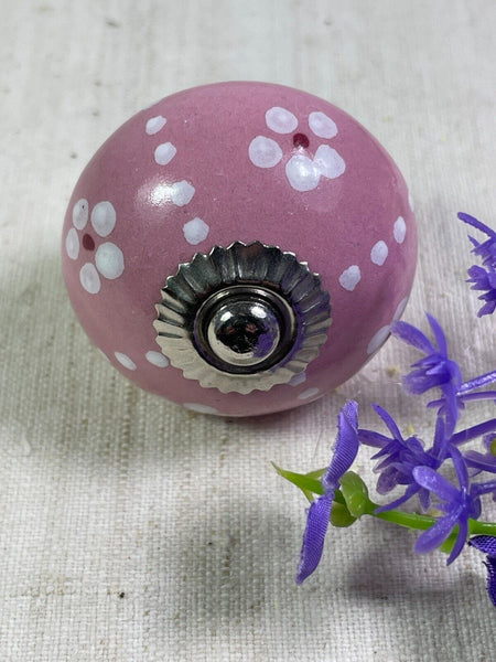 Set 6 Vintage Ceramic Kitchen Bathroom Bedroom Cupboard Drawer Door Knob Handle