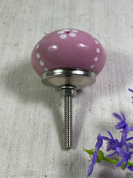Set 6 Vintage Ceramic Kitchen Bathroom Bedroom Cupboard Drawer Door Knob Handle