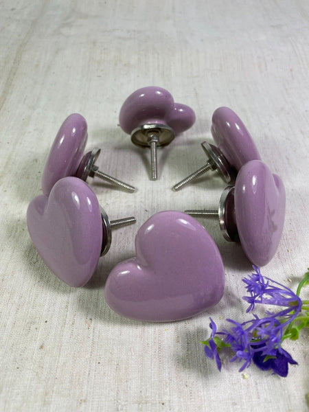 Set 6 Vintage Ceramic Kitchen Bathroom Bedroom Cupboard Drawer Door Knob Handle