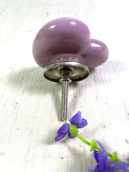 Set 6 Vintage Ceramic Kitchen Bathroom Bedroom Cupboard Drawer Door Knob Handle