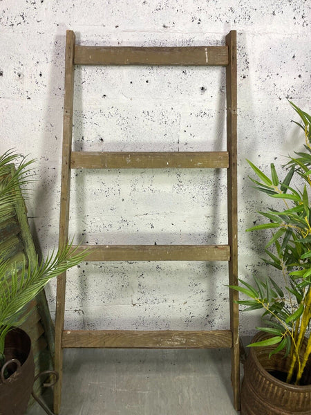 Vintage Rustic French Fruit Picking Decorators Ladder Ladders Decor