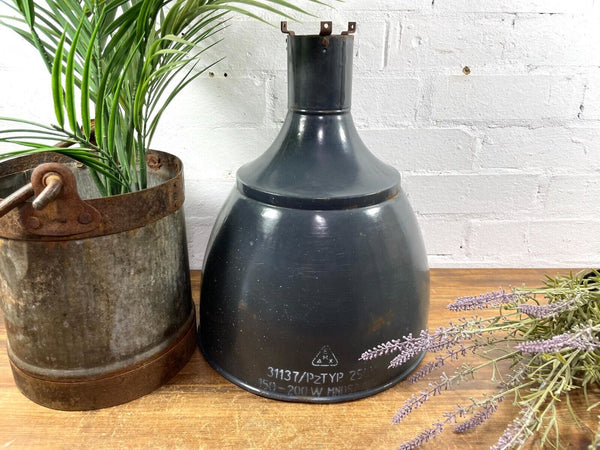 Vintage Industrial Enamel European Factory Ceiling Hanging Pendant Light Shade
