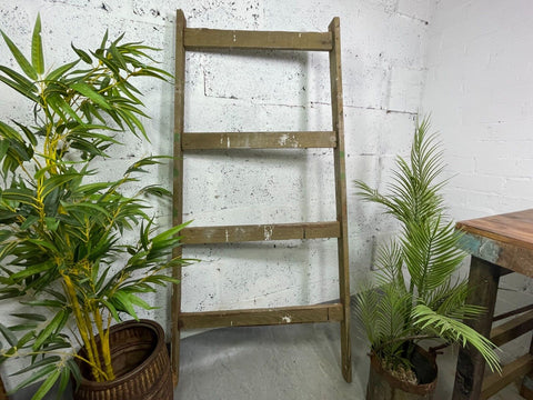 Vintage Rustic French Fruit Picking Decorators A Frame Ladder Ladders Decor