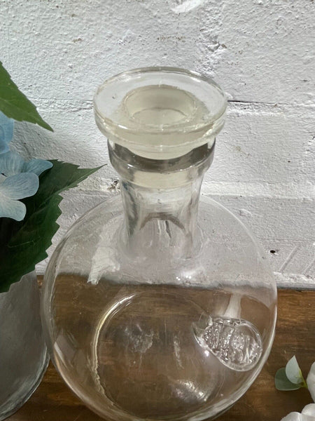 Large Antique Vintage Glass Apothecary Pharmacy Laboratory Chemist Shop Bottle
