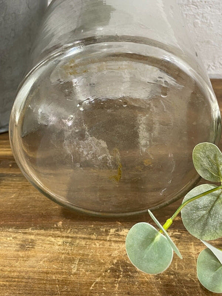 Large Antique Vintage Glass Apothecary Pharmacy Laboratory Chemist Shop Bottle
