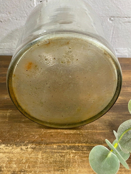 Large Antique Vintage Glass Apothecary Pharmacy Laboratory Chemist Shop Bottle