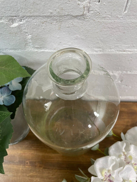 Large Antique Vintage Glass Apothecary Pharmacy Laboratory Chemist Shop Bottle