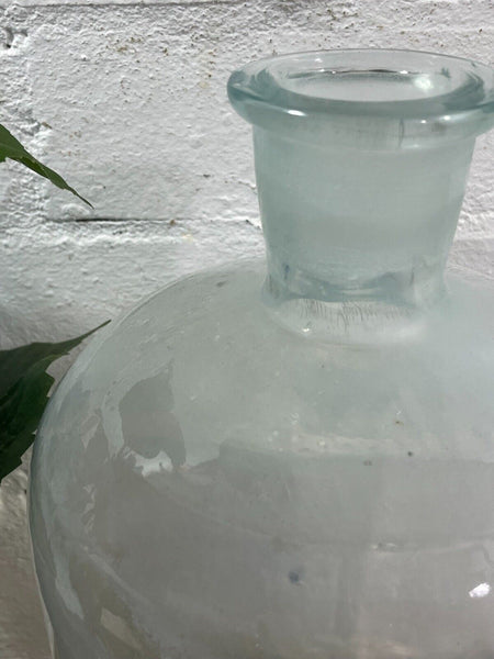 Large Antique Vintage Glass Apothecary Pharmacy Laboratory Chemist Shop Bottle