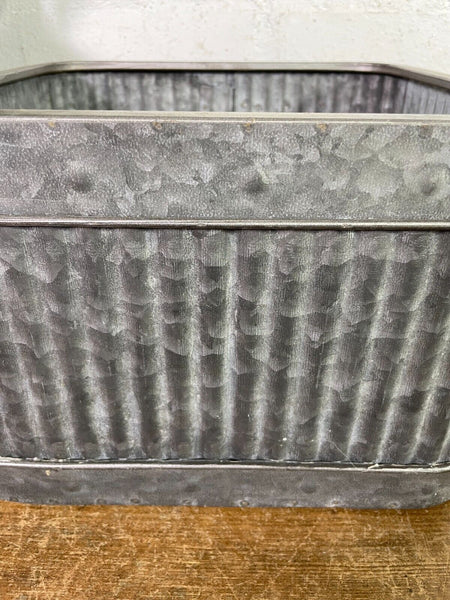 Reproduction Galvanised Dolly Tub Planter